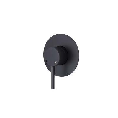 Wall Mixer | 148mm Face Plate | Minimal Series | Black 