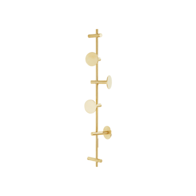 Brass Wall Hanger |Artikle Brass Gold Pole | 4 Dot Hook | 