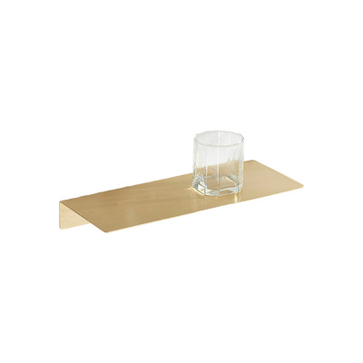 Floating Wall Shelf | Floating Rack | Brass Gold 