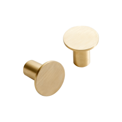 Brass Coat Hanger | Brass Gold | Brush Finish | Round 