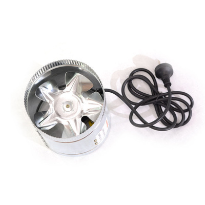 Inline Duct Booster Exhaust Ventilation Fan - 150MM (6" Inch) | 37W | Intake Outtake