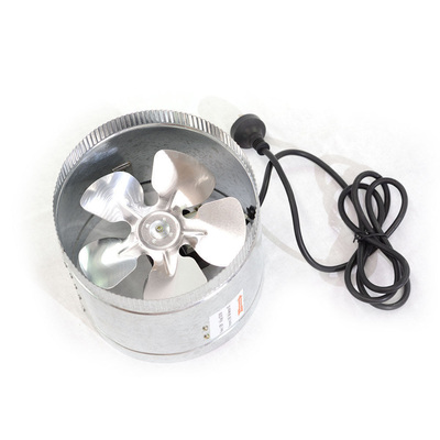 Inline Duct Booster Exhaust Ventilation Fan - 200MM (8" Inch) | 42W | Intake Outtake
