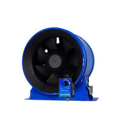 Phresh Hyperfan EC Fan v2 w/ Controller - 200MM (8") | 725CFM | Speed Adjustable