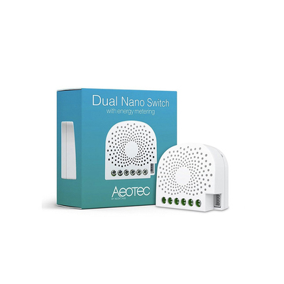 Aeotec Nano Dual Switch / Power MeterLighting Control | Z-Wave 2-In-1